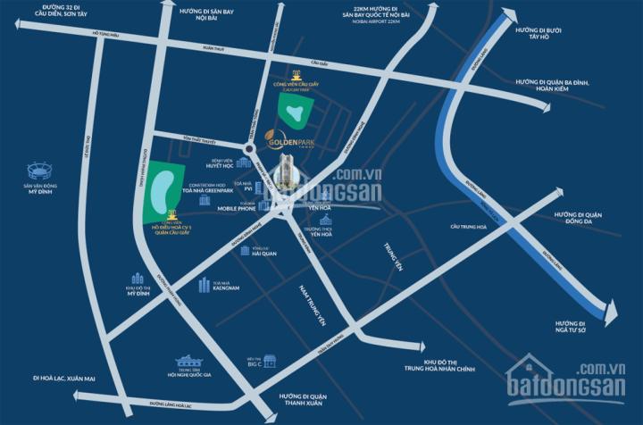 Bán chung cư Golden Park tower căn góc view trực diện công viên giá đẹp