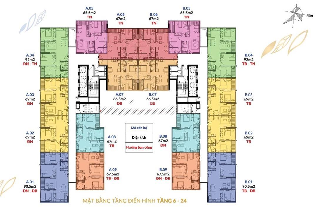 Bán suất ngoại giao chung cư  Athena Complex Pháp Vân 3PN 90 m2 toà A