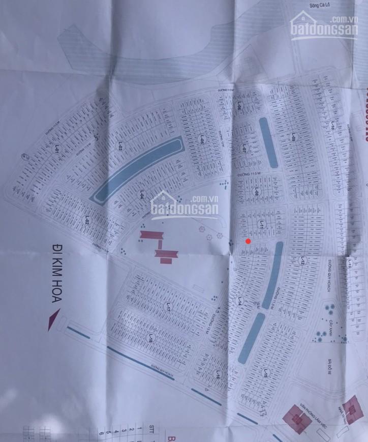 Chính chủ bán đất khu đô thị Chi Đông lô gần vườn hoa trung tâm, cạnh lô góc