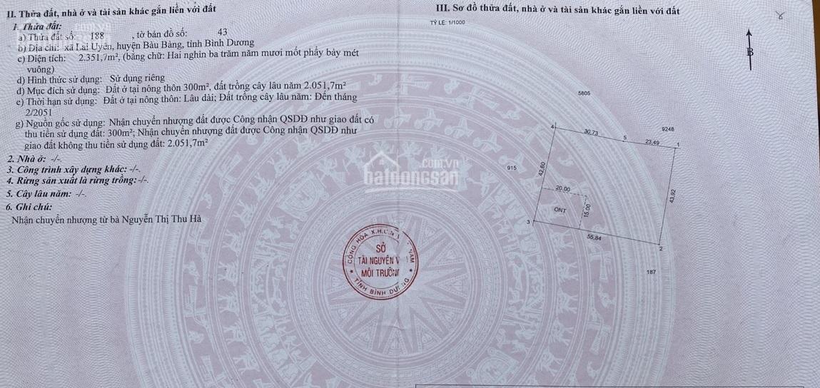 Đất nền bàu bàng, Bán đất mặt tiền Mỹ Phước Tân Vạn 4000m2, 4640m2, 17.882m2